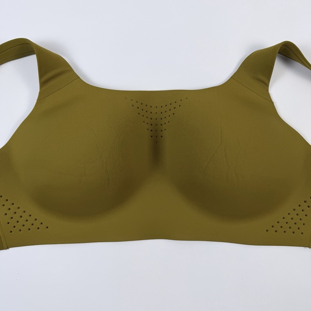Victoria's Secret VSX Featherweight Max High Impact Sports Bra Olive Green 36D
